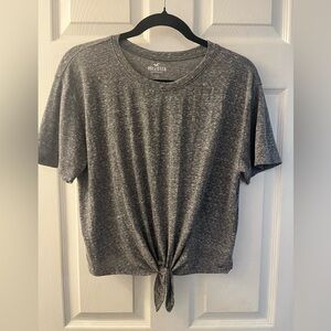 Hollister front tie tee